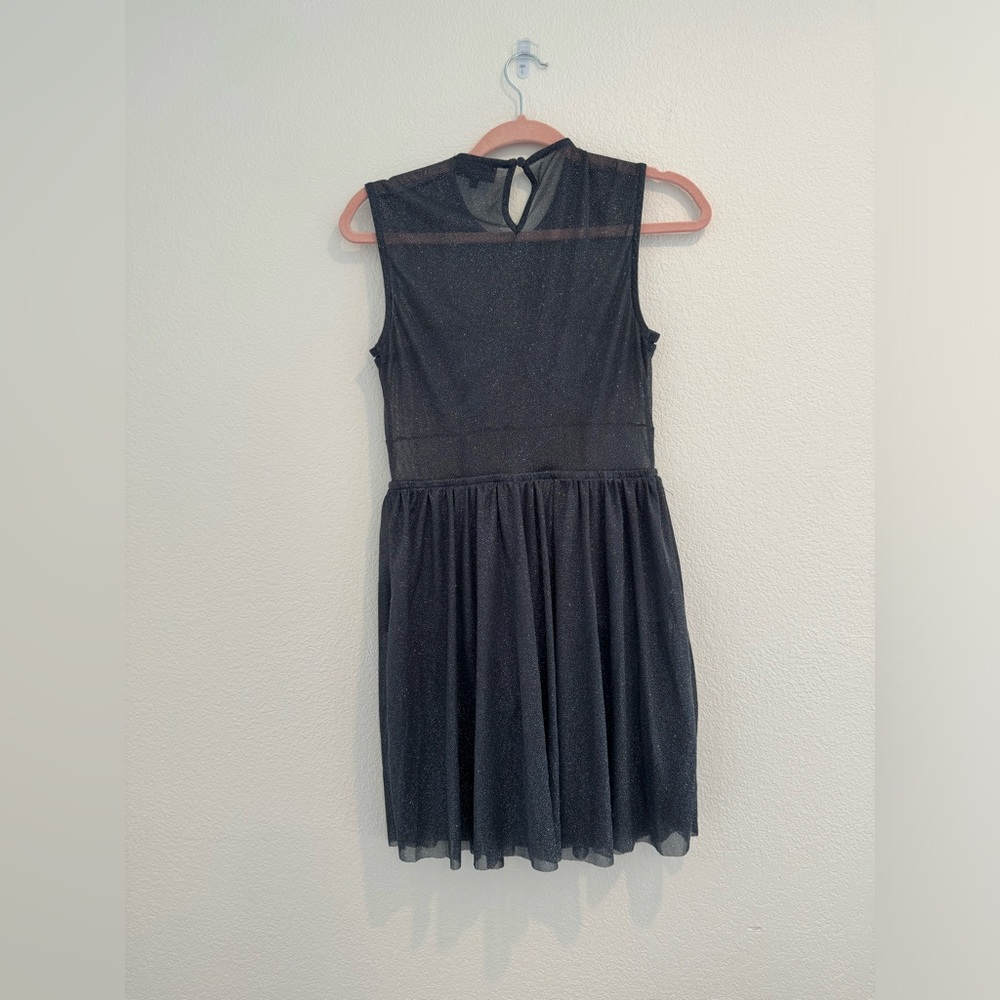 Majorelle - Sheer Sparkly Grey Dress - Size S - Picture 2 of 9